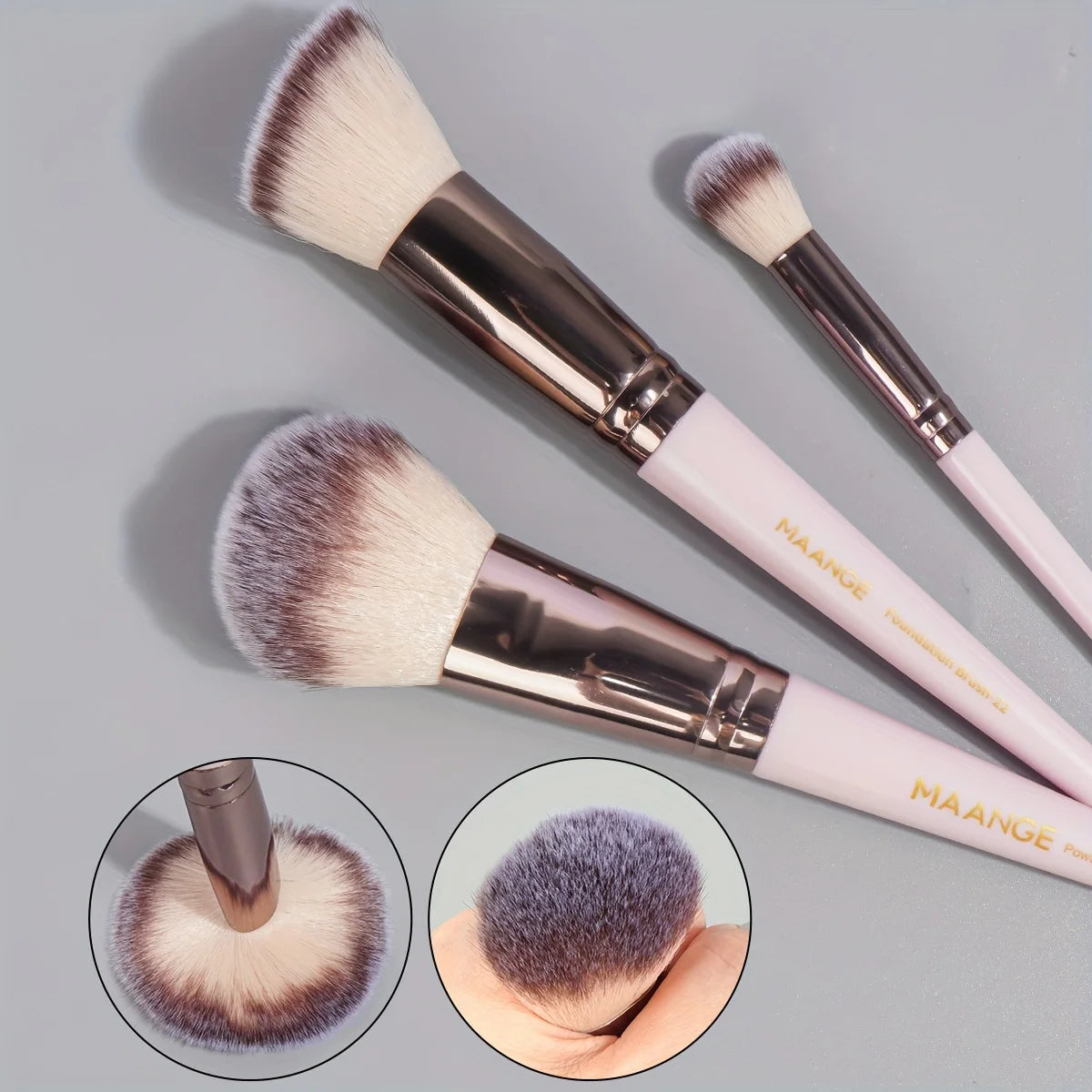 MAANGE – Set de 30 Pinceaux de Maquillage Professionnels avec Pochette